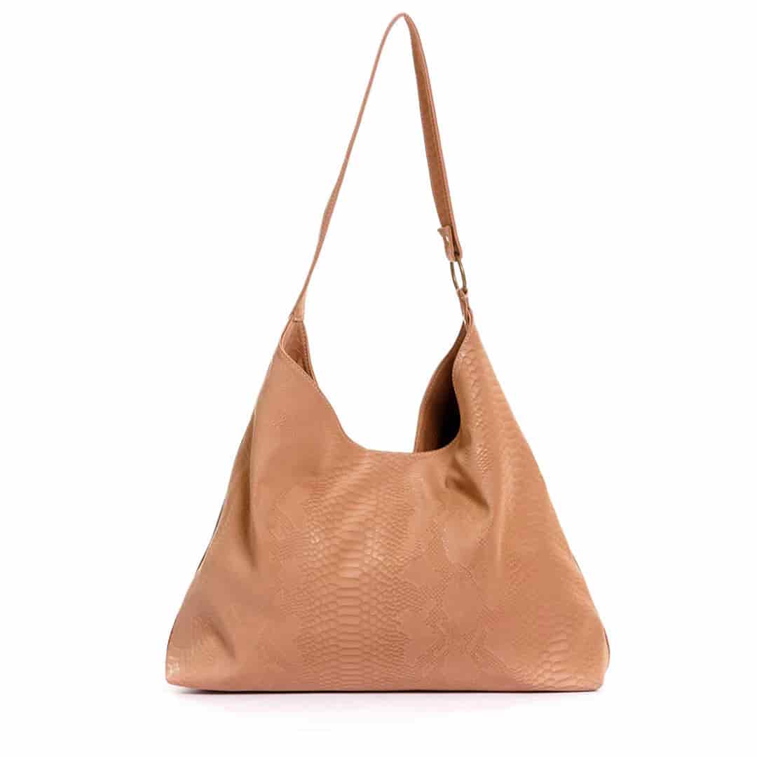 Cartera para mujer Badminton mocca con broche Cobra Noir - miniatura 2