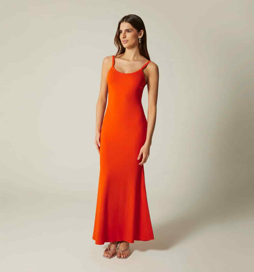 Vestido largo tiras - miniatura 6