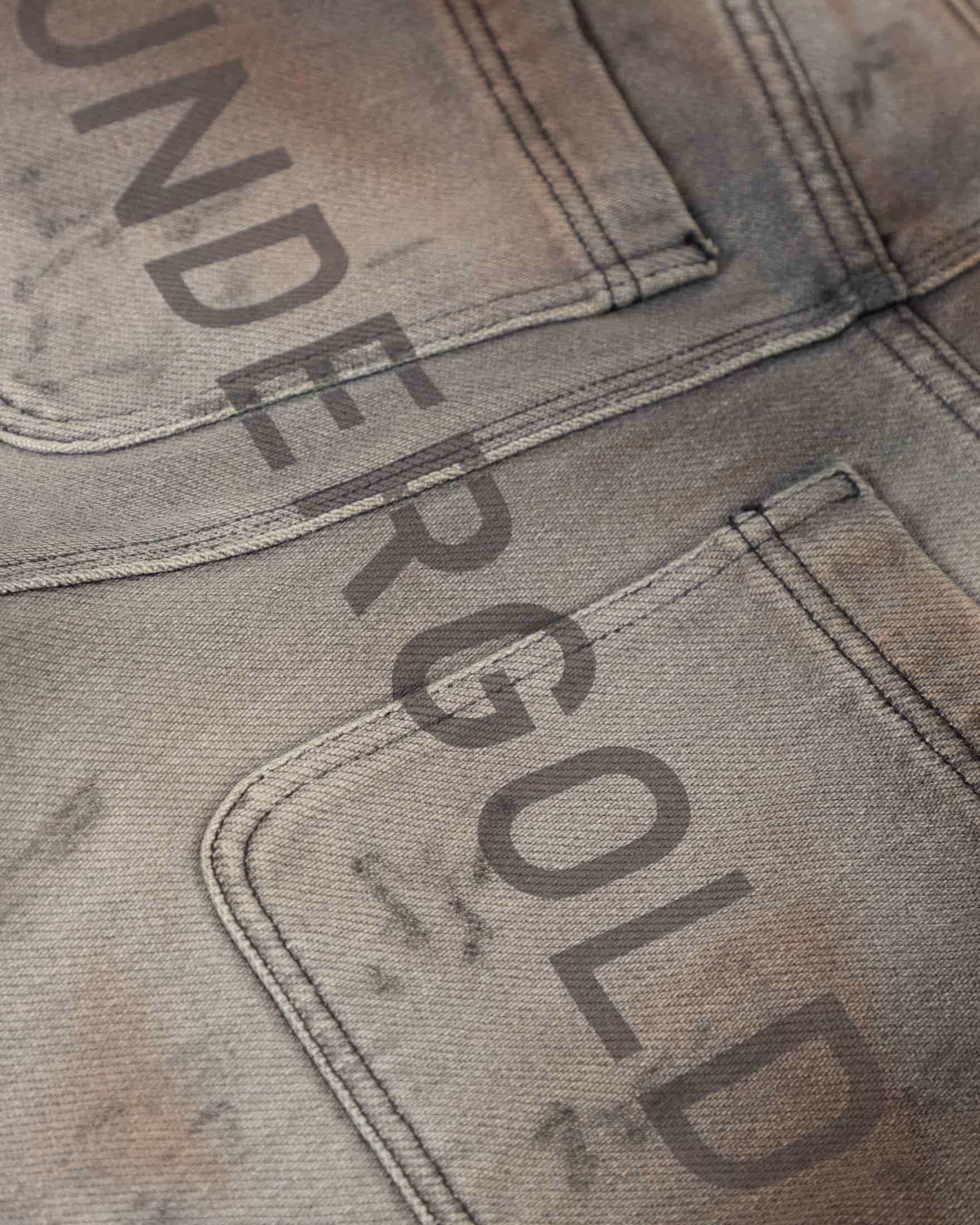 Holy State UNDGLD Wide Jeans Mechanic Gray - miniatura 4