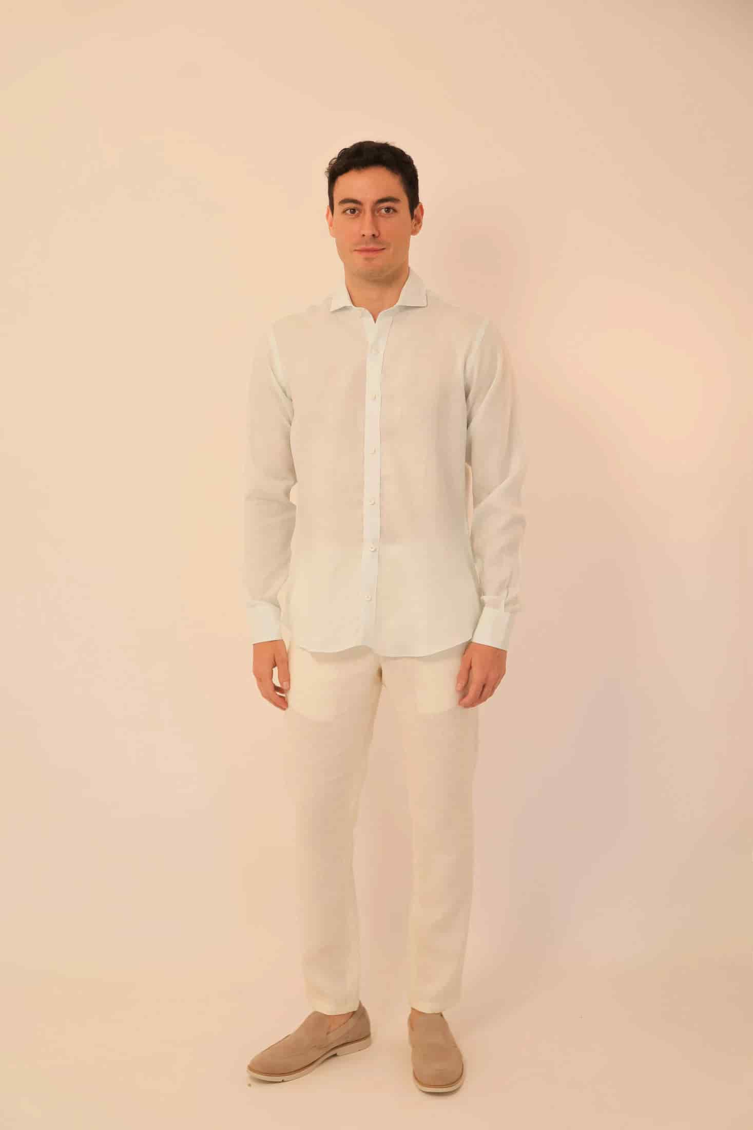 Camisas 100% Lino Cuello Francés- European Flax - miniatura 1