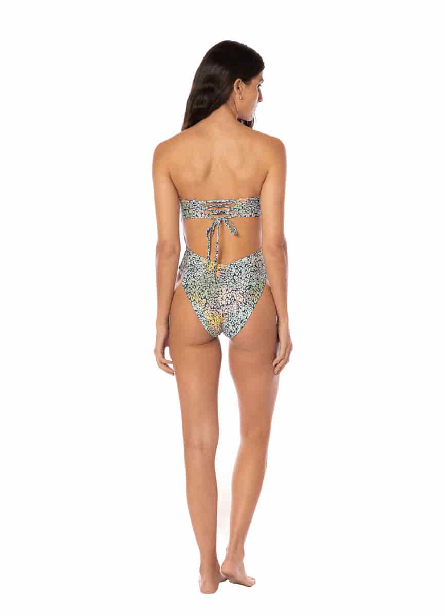 Maaji Jungle Jam Ohana Signature Cut Bandeau One Piece - miniatura 4