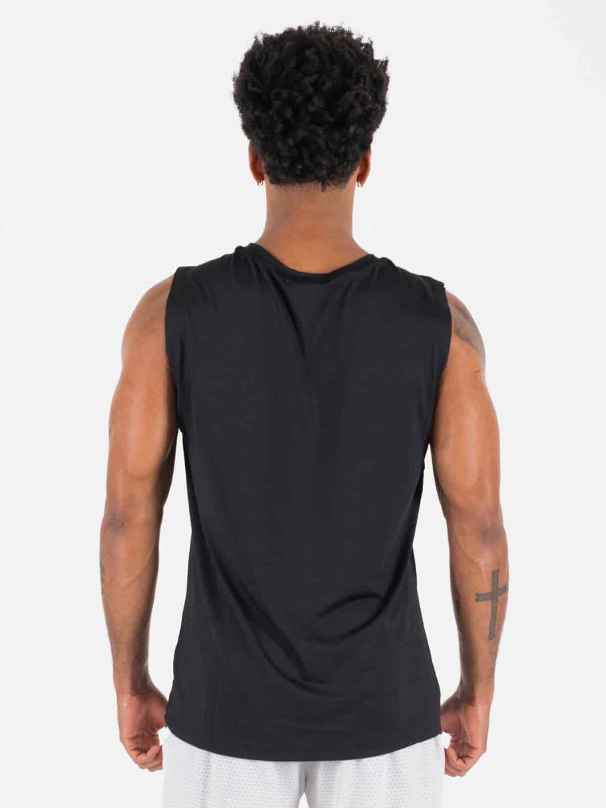 Camisilla hombre juno ibiza negra - miniatura 5