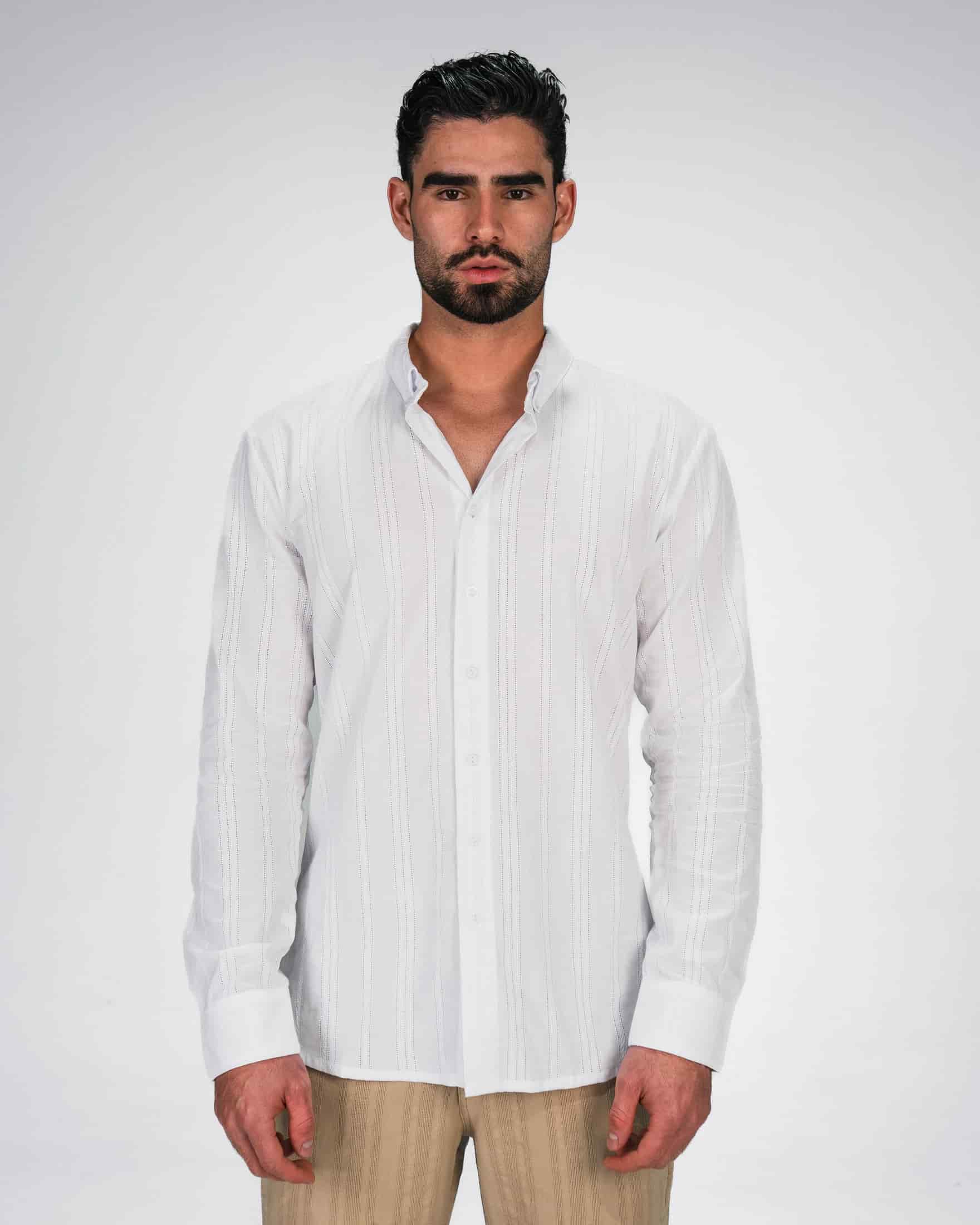 Camisa Artesana Blanca - miniatura 1