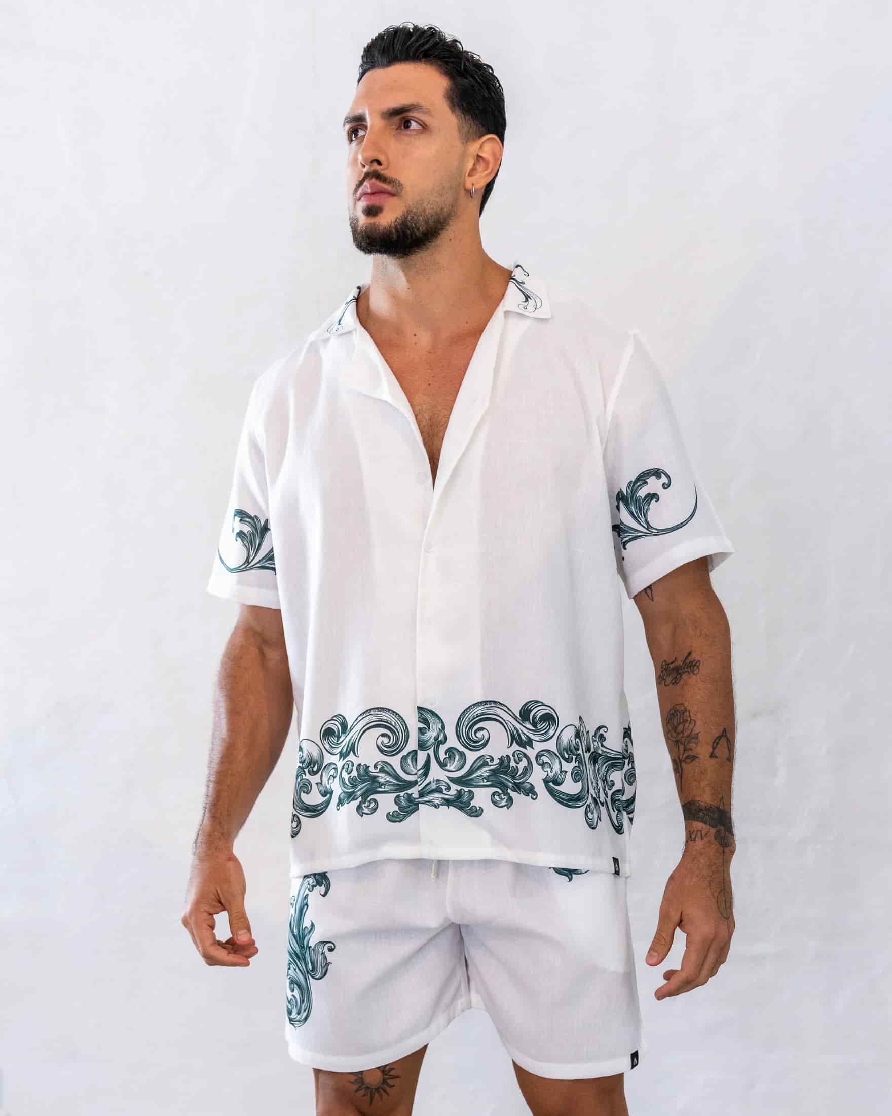 Camisa Lino Thai - miniatura 2