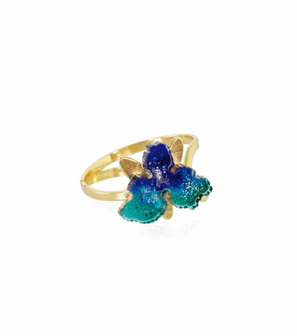 Anillo Orquídea Colombiana - miniatura 2