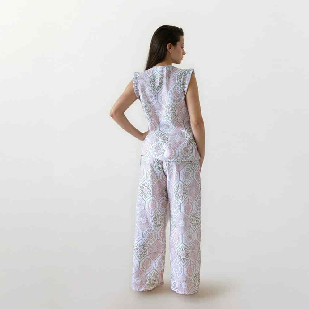 Conjunto de Pijama Pantalón Largo Jardines del Amanecer - miniatura 2