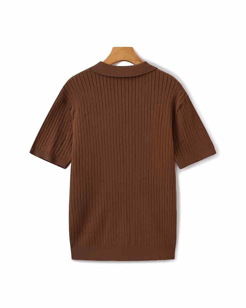 Premium Ribbed Polo - miniatura 13