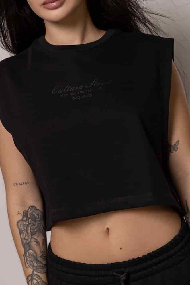 Camisilla 8727 Sgo Dama-Negra - miniatura 2
