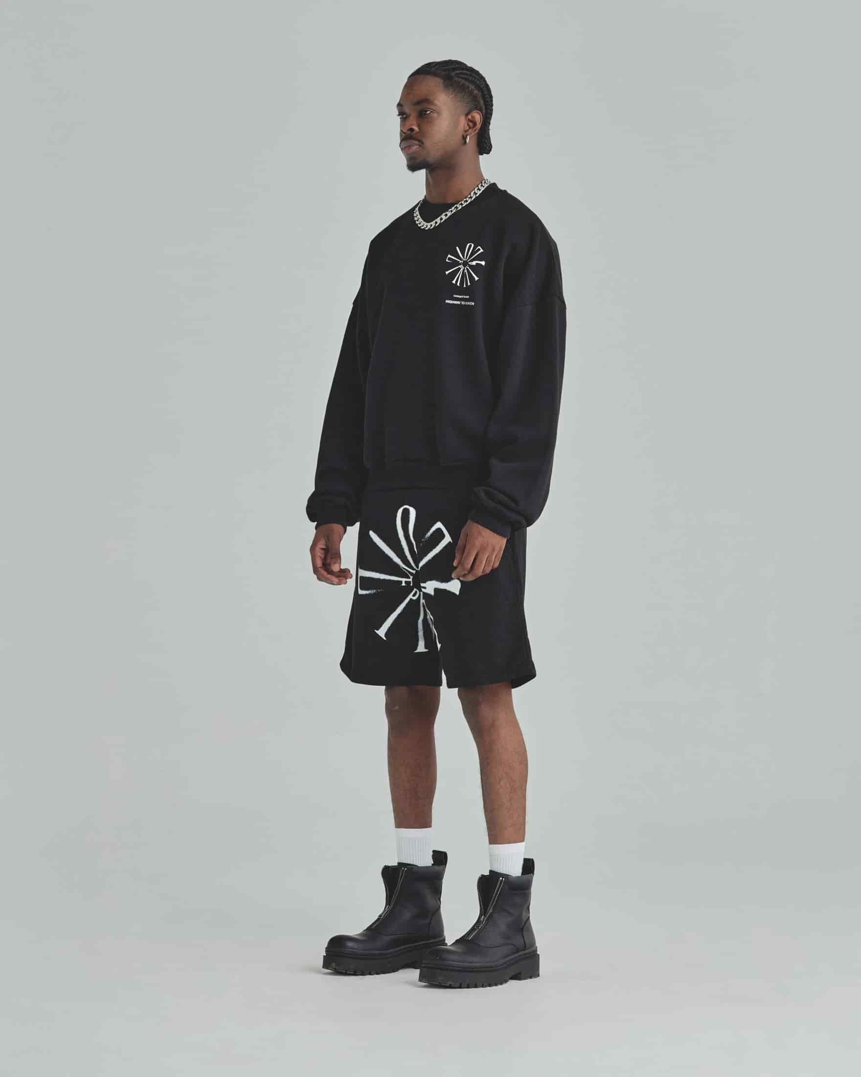 Spring Pray 4 Love Boxy Fit Crewneck Black - miniatura 5