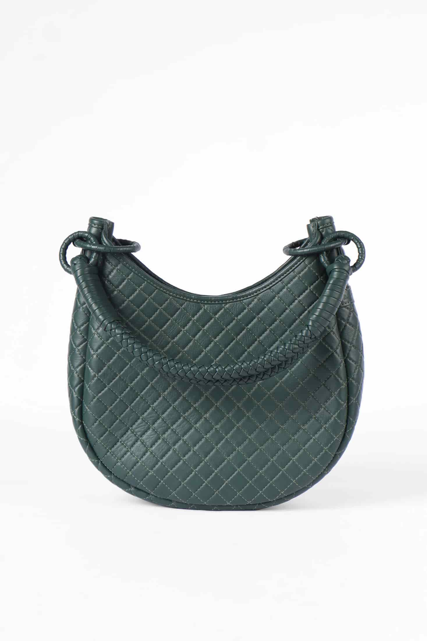 Saddle Shoulder Bag, Green - miniatura 1