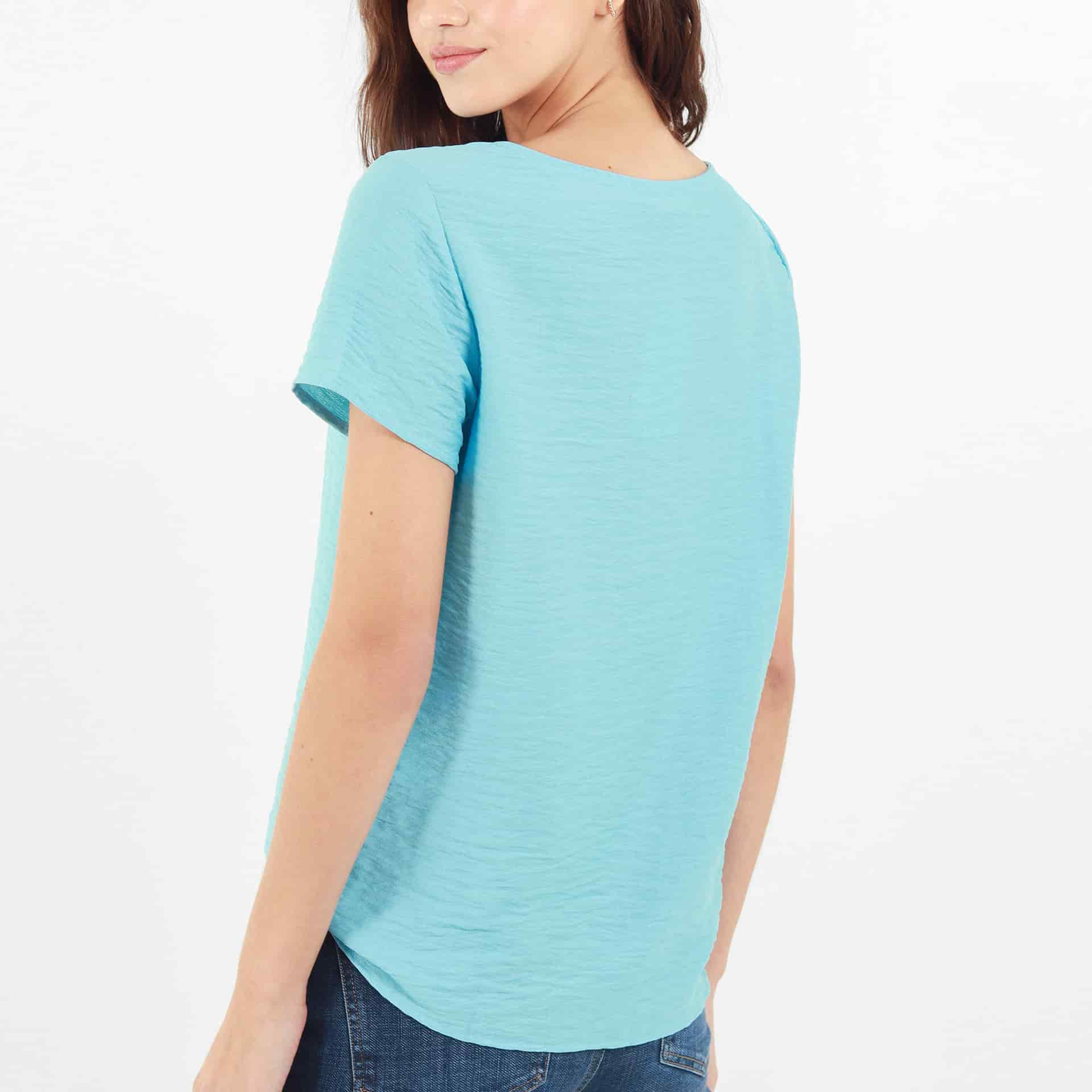 Blusa Cuello V Manga Corta - miniatura 14