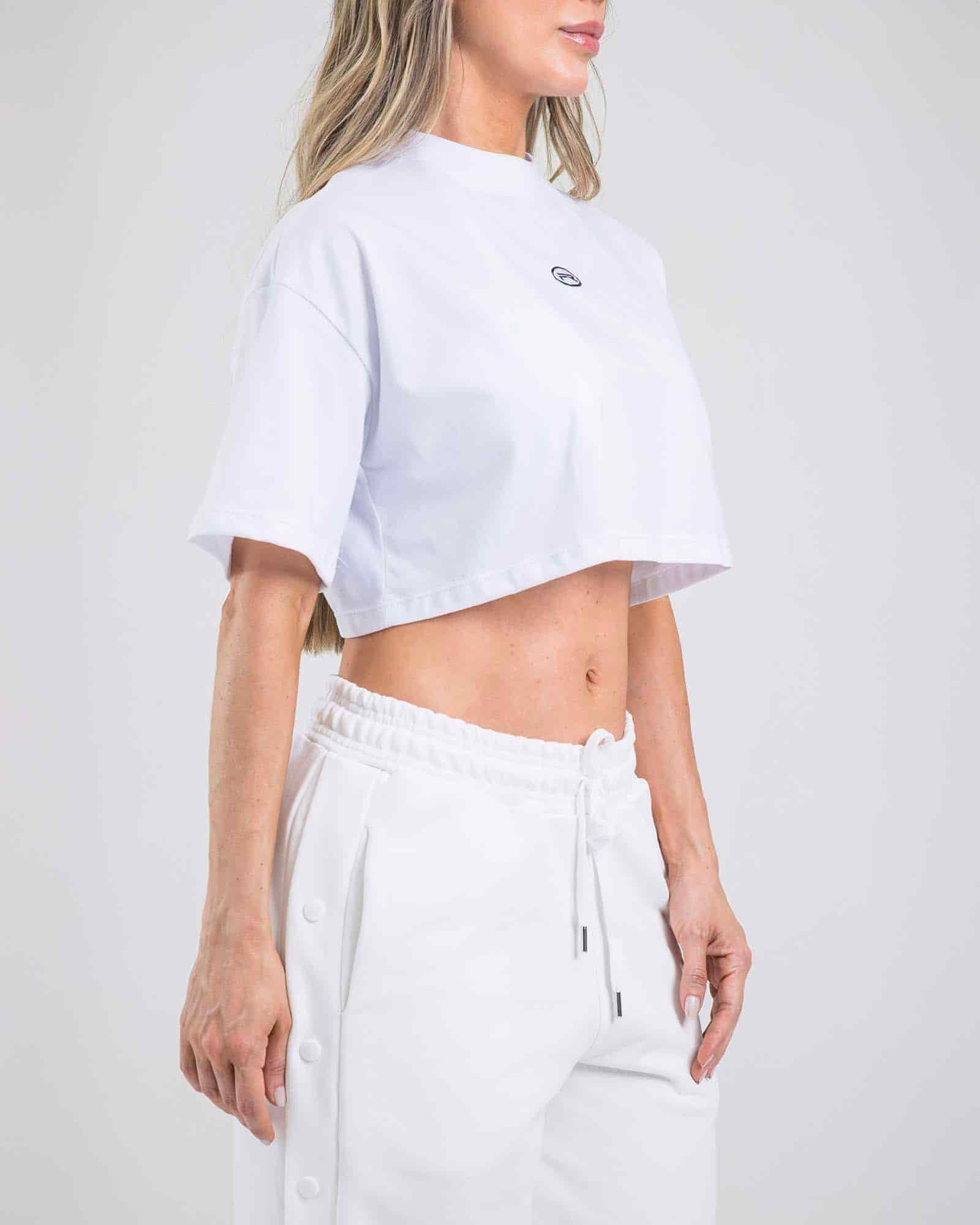 Camiseta bold trace blanco outdoor FIBER - miniatura 4