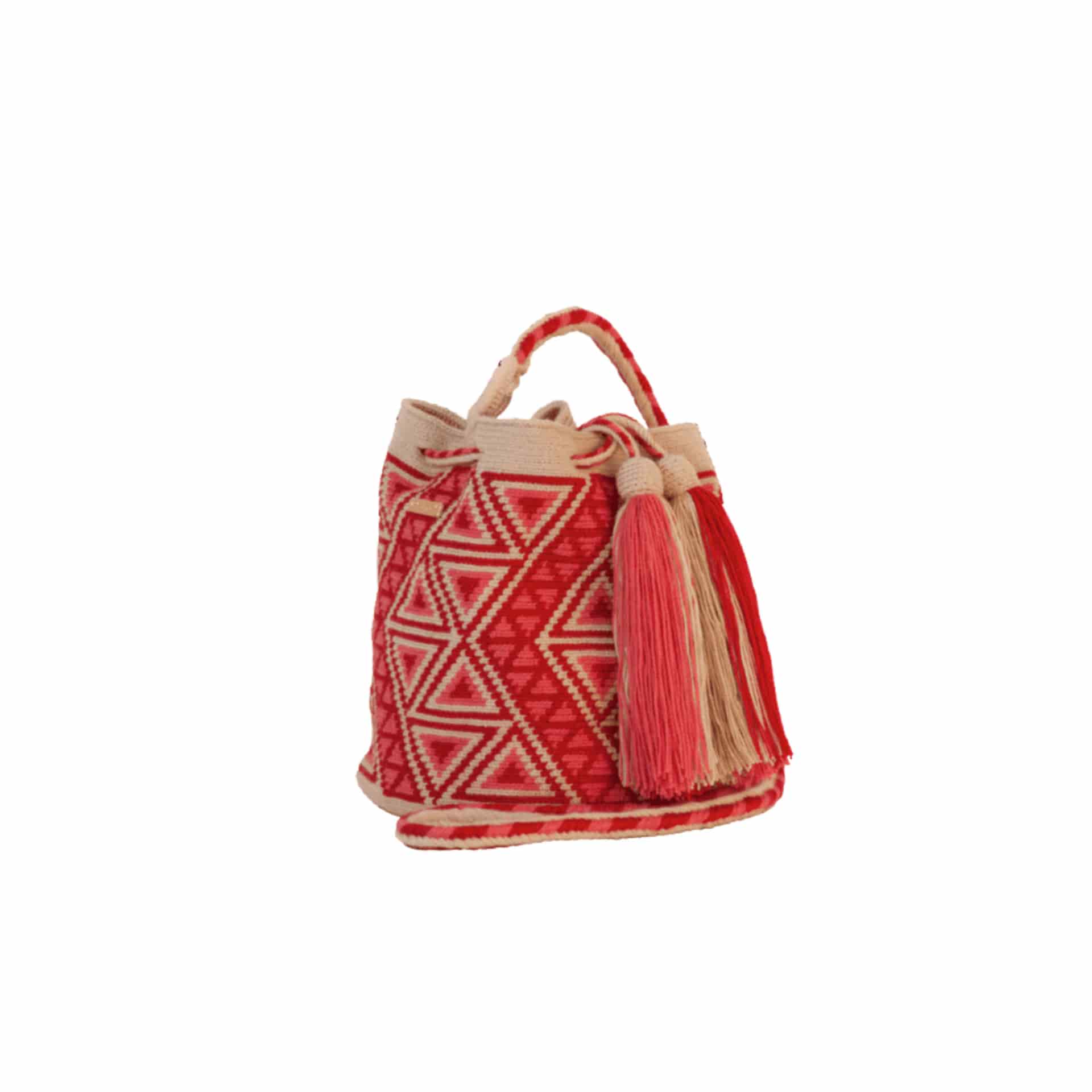 Mini Bolso Wayuu Rojo/Salmón - miniatura 1