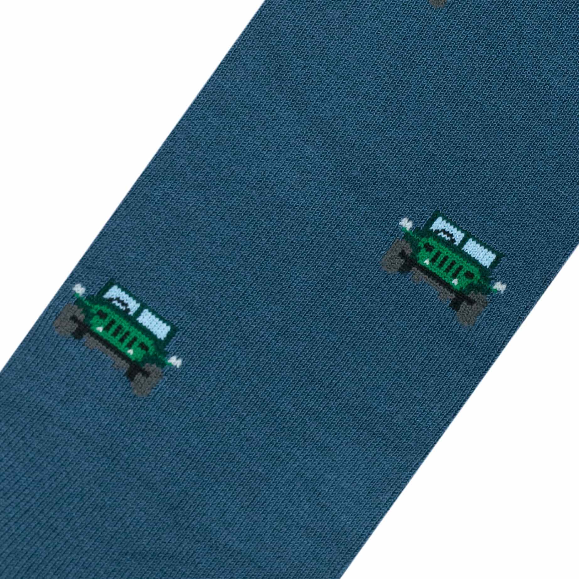 Medias LAZO Azules con Carros Verdes - miniatura 2