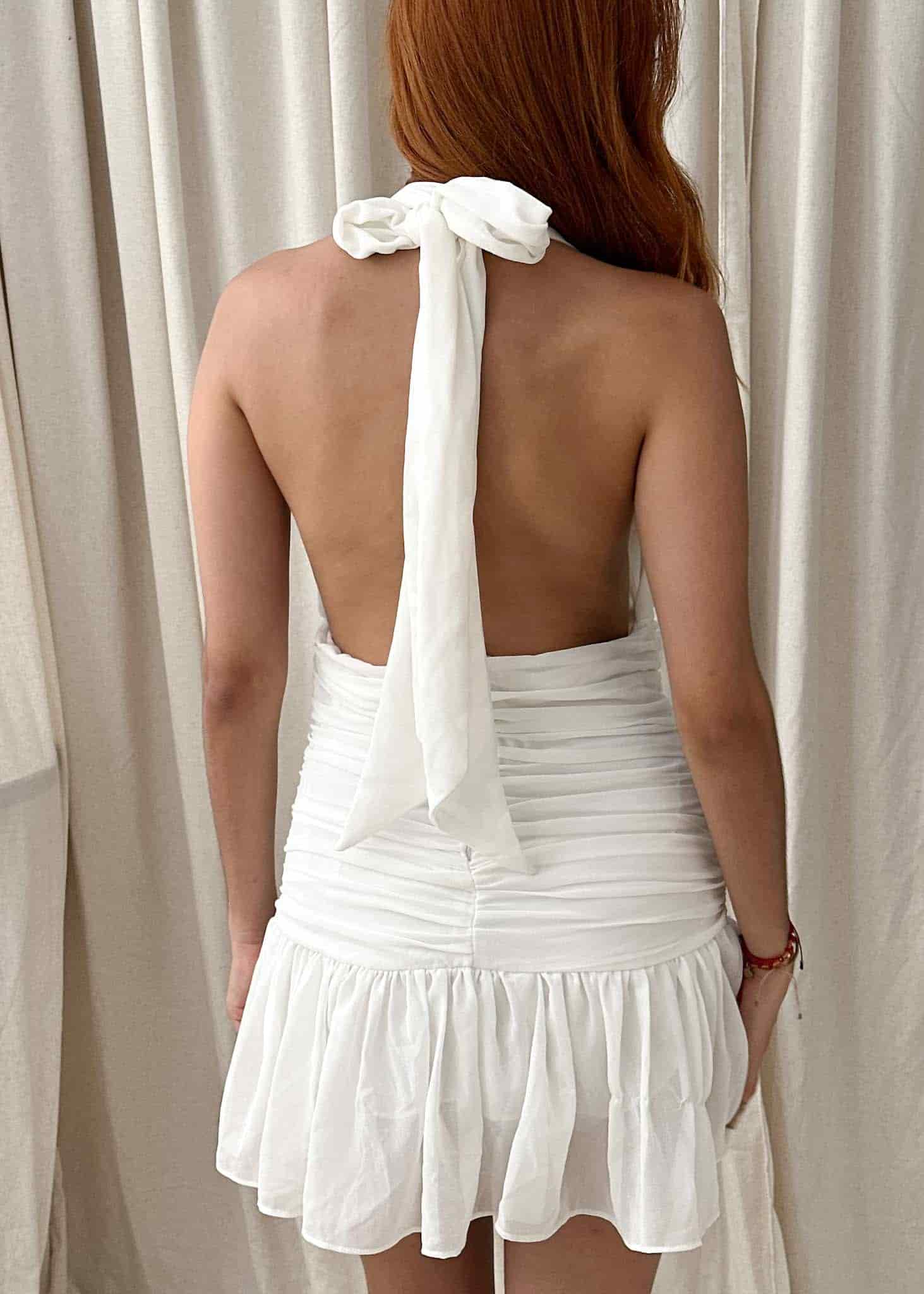 Vestido Corto Muestra Blanco - miniatura 2
