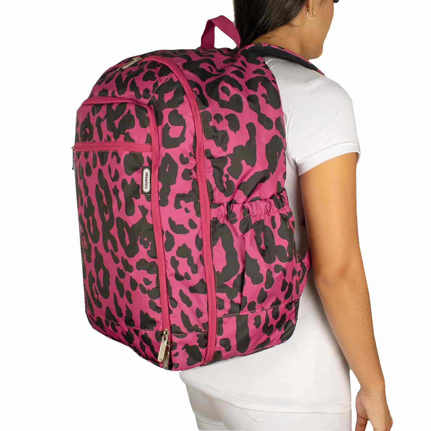 Morral Explorador Ultra Estampado Viva Magenta Citybags - miniatura 5