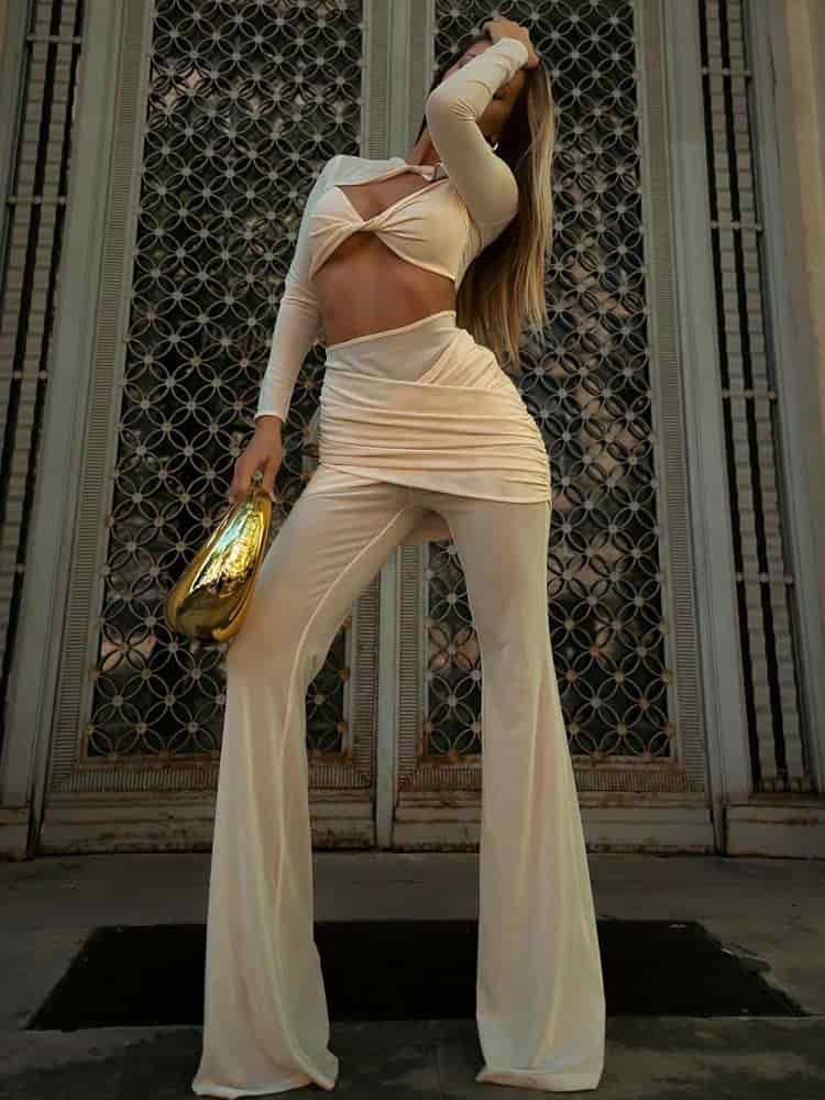 MESH BAND SET BEIGE - miniatura 2