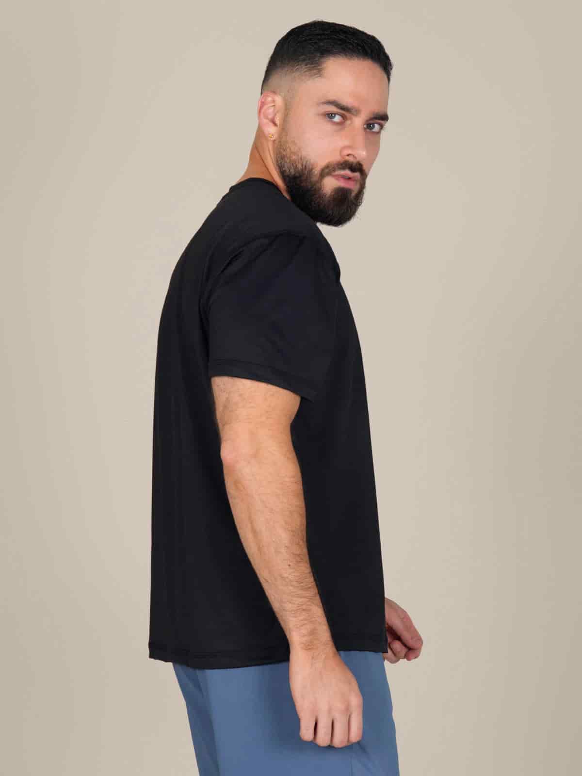 Camiseta hombre sahara ibiza negra - miniatura 3
