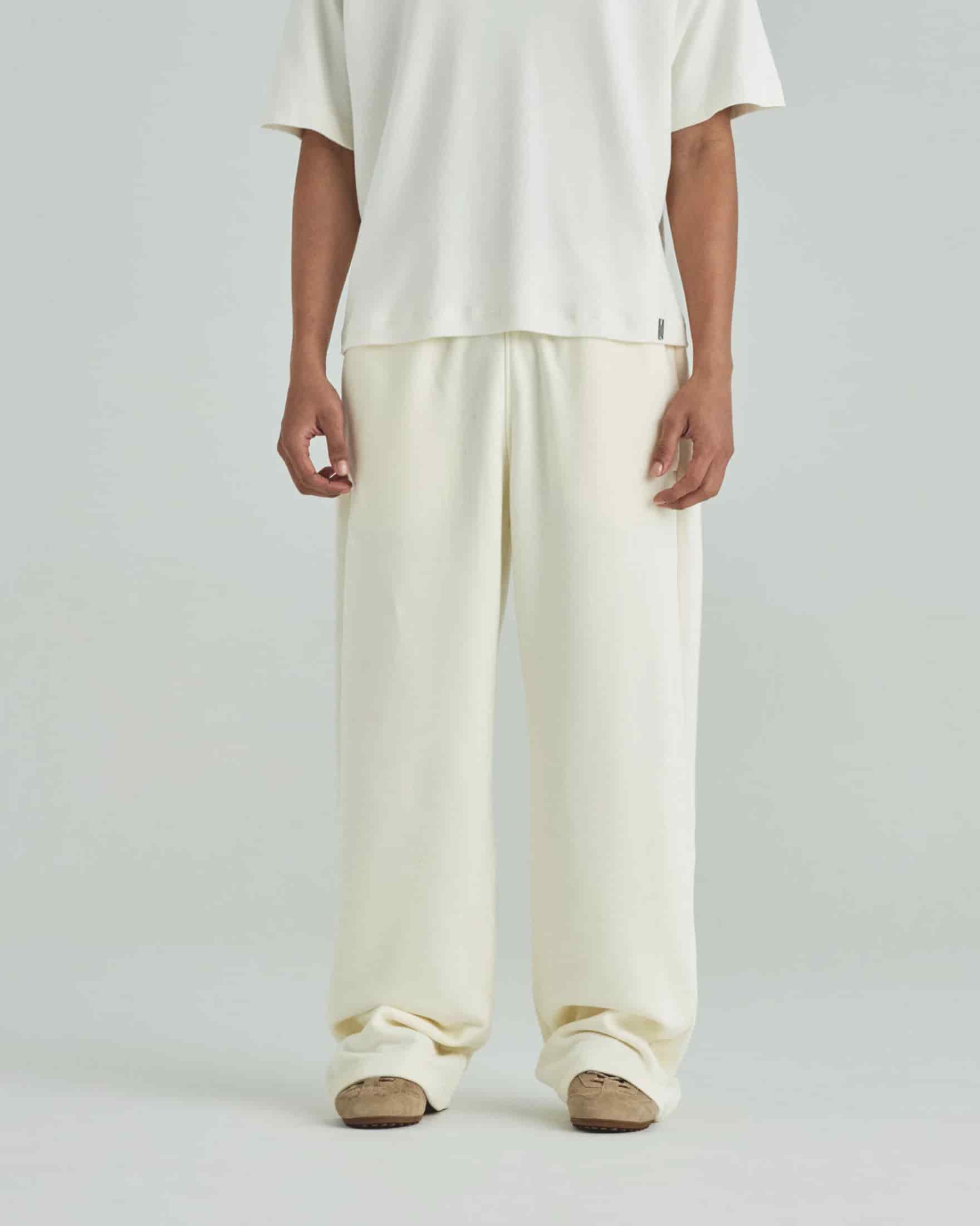 Blanks Barrel Straight Pants Cream - miniatura 8