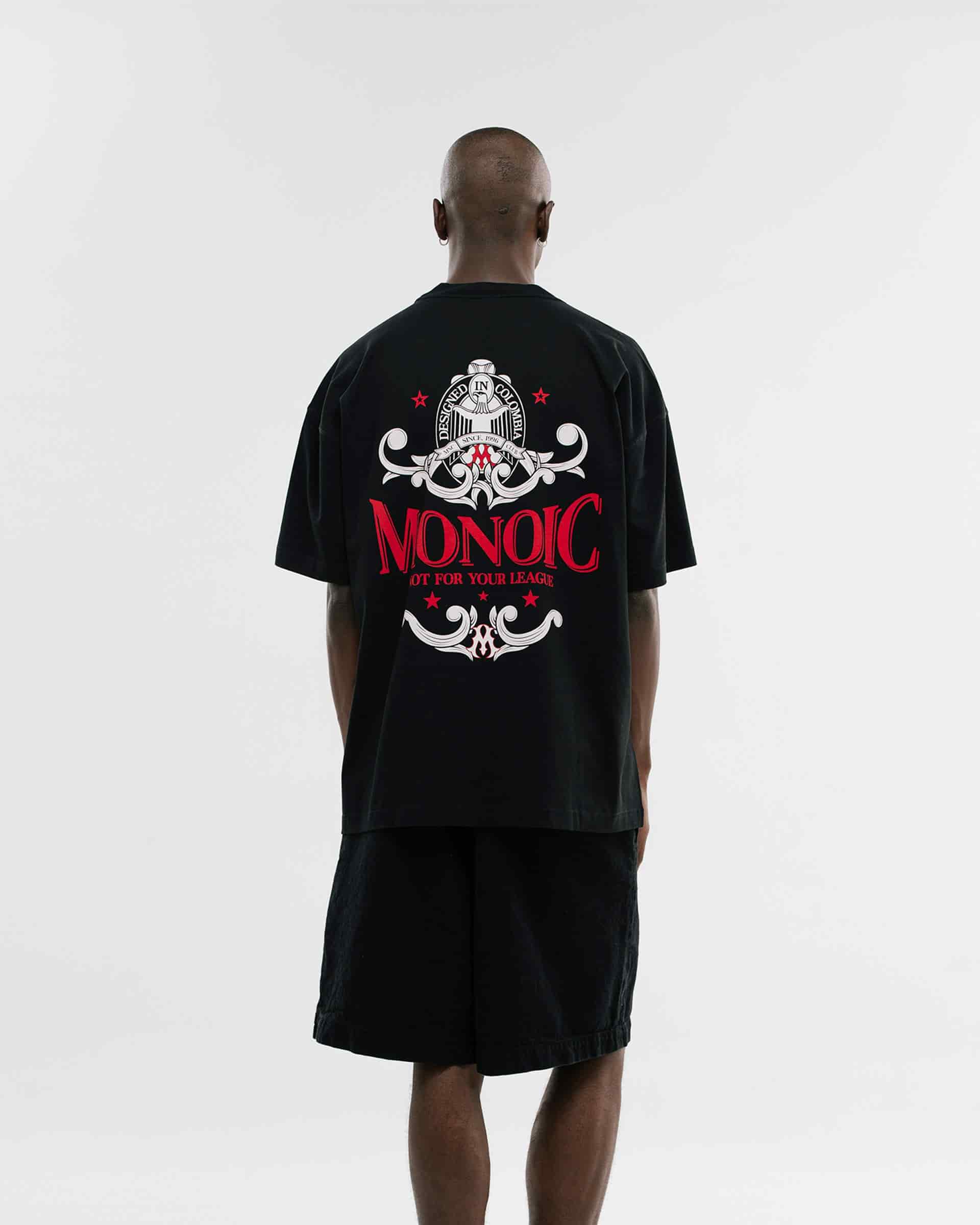 Camiseta Oversized Not For Your League - Negro - miniatura 2