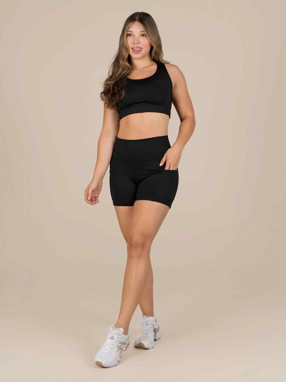 Poket short set negro - miniatura 1