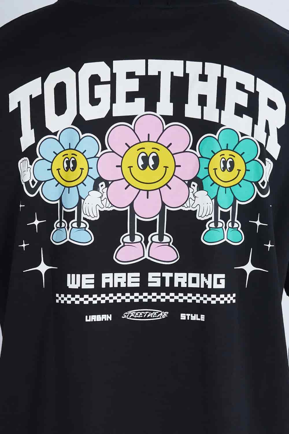 Camiseta oversize estampada Negro | DROP 03 | - miniatura 2