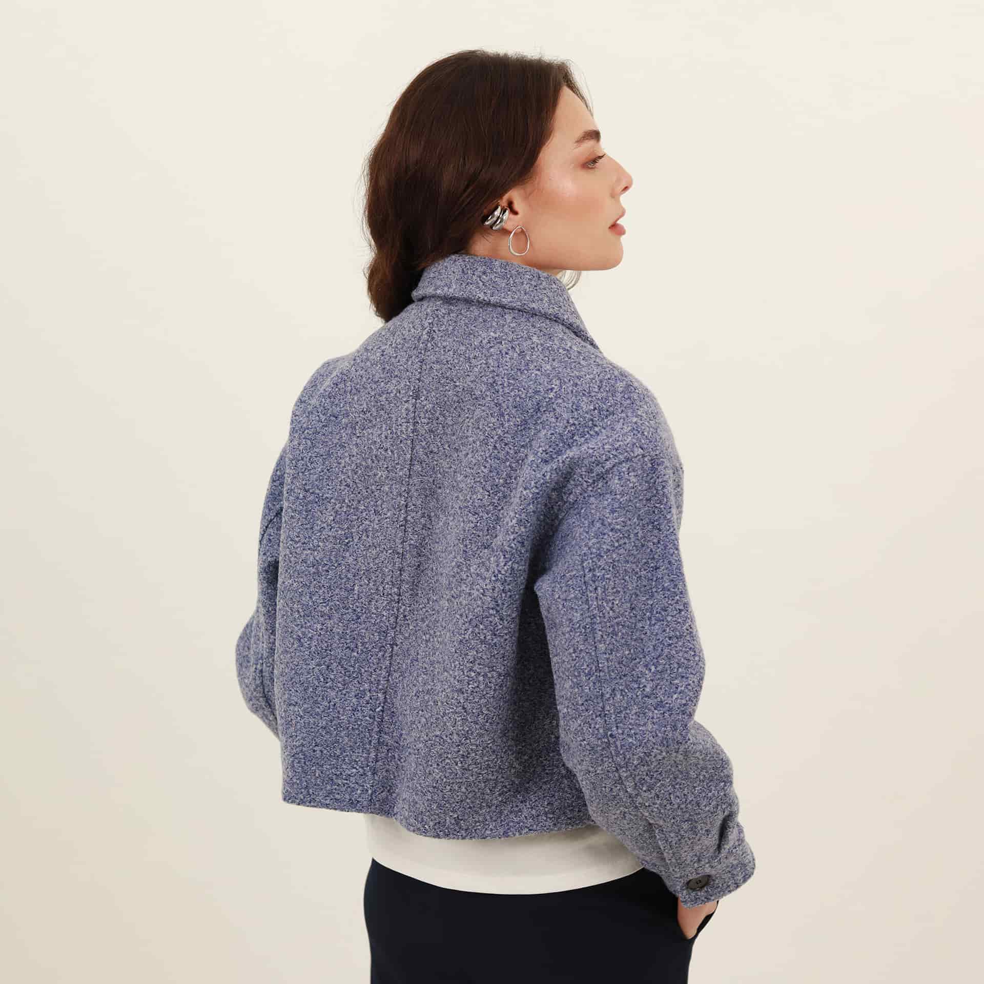 Chaqueta Cuello Solapa Manga Larga - miniatura 3