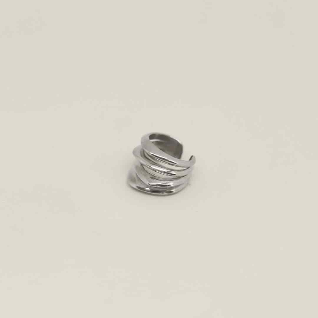 Vayu Ear Cuff – Ring Silver - miniatura 1