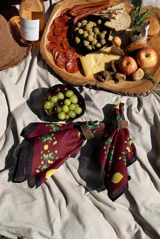 Limone e Vino – Table Napkin - miniatura 1