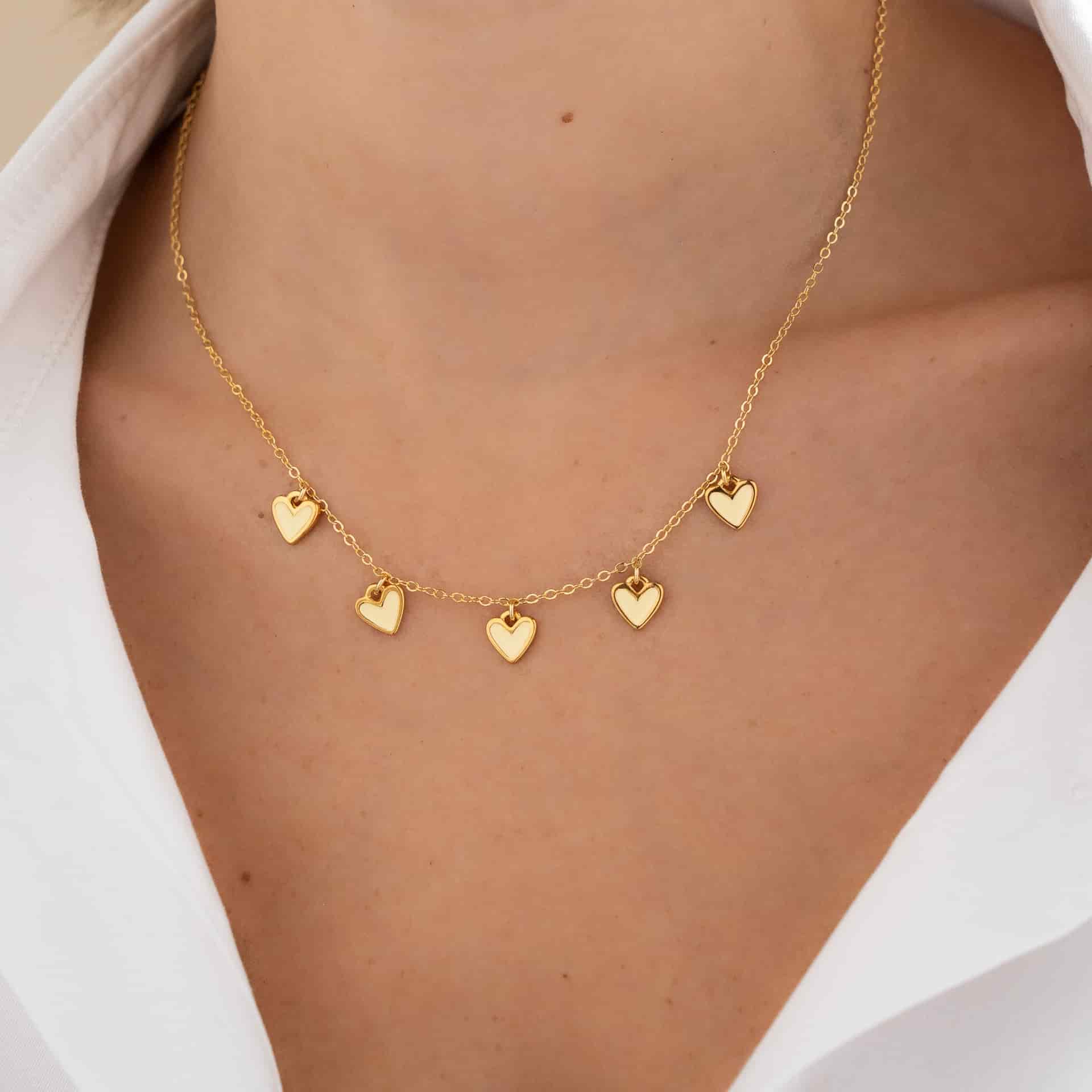 Cadena Multi Corazones - miniatura 6