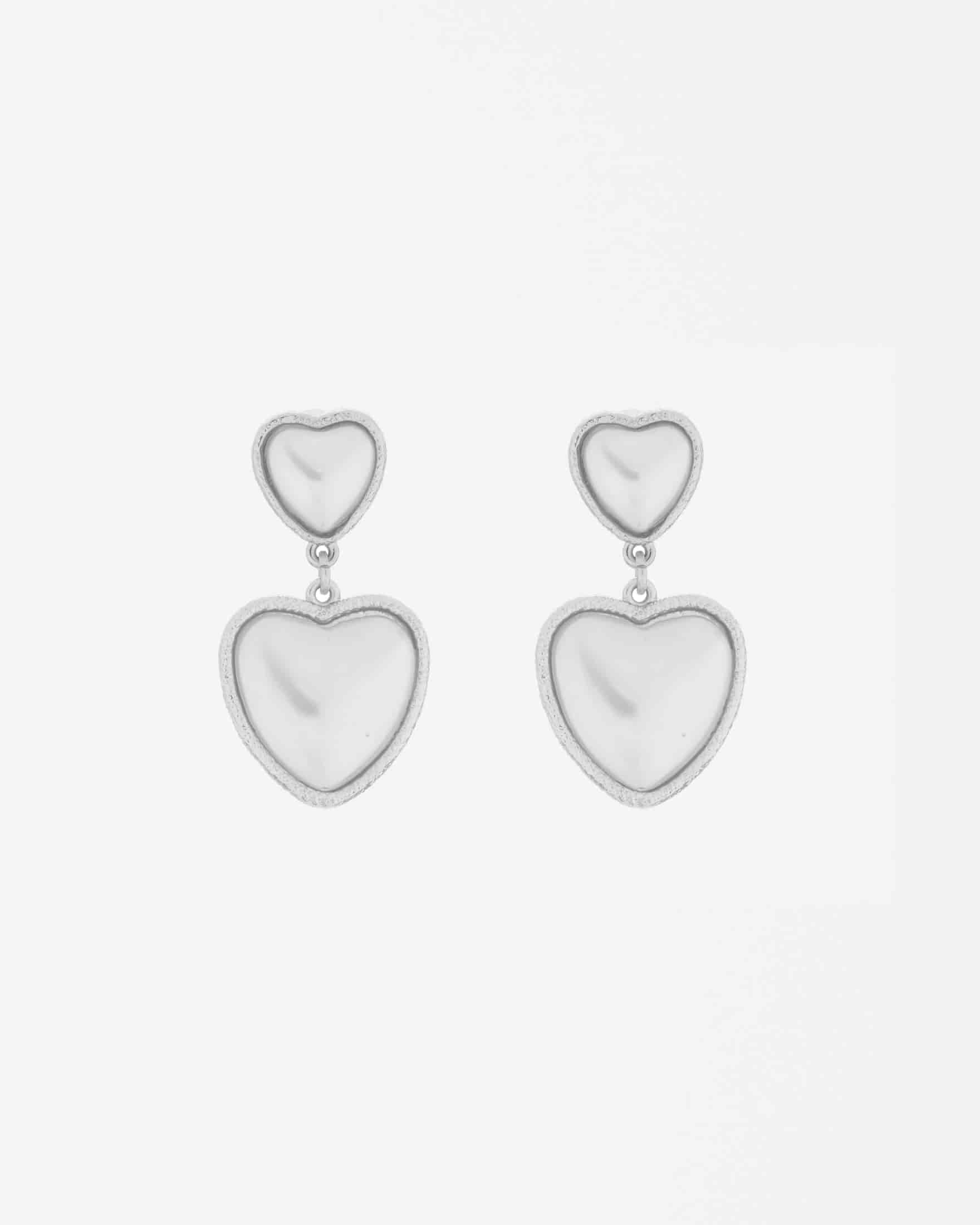Aretes Corazón Perla - miniatura 3
