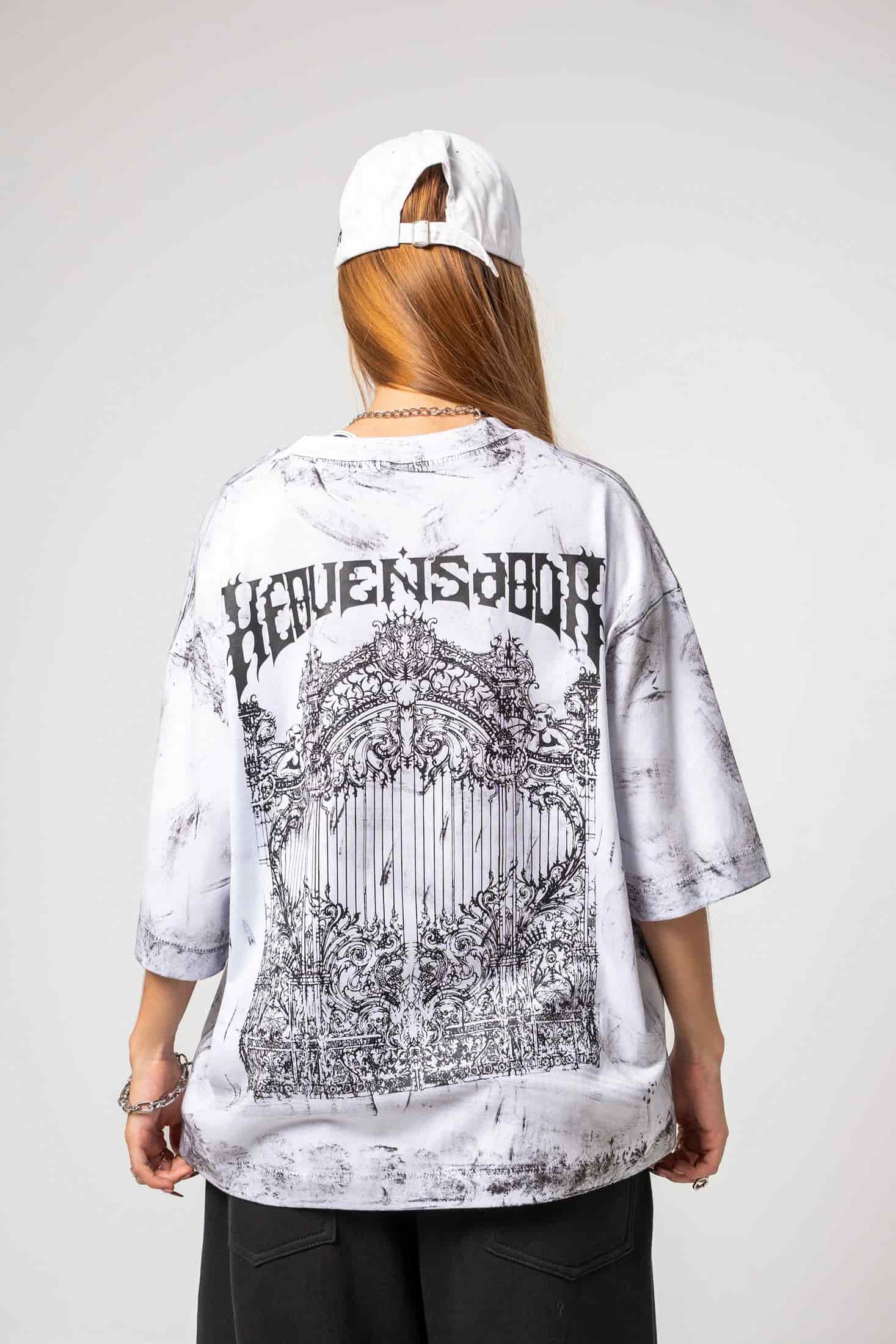 Camiseta Distressed Heaven's door - miniatura 3