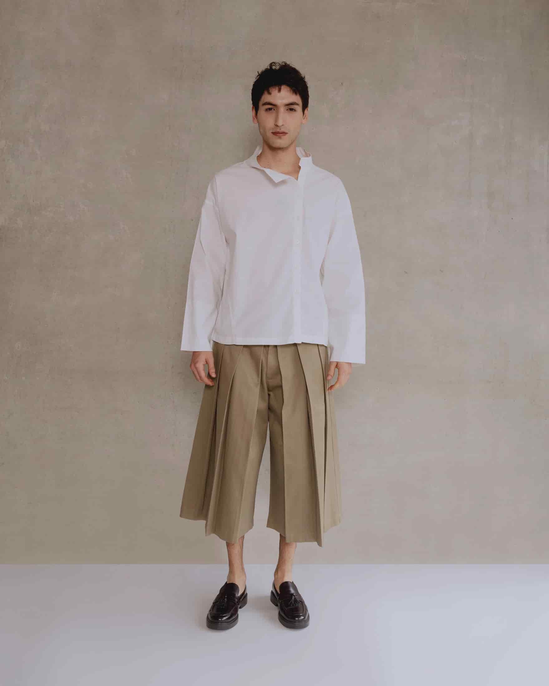 Asymmetric White Shirt - miniatura 2