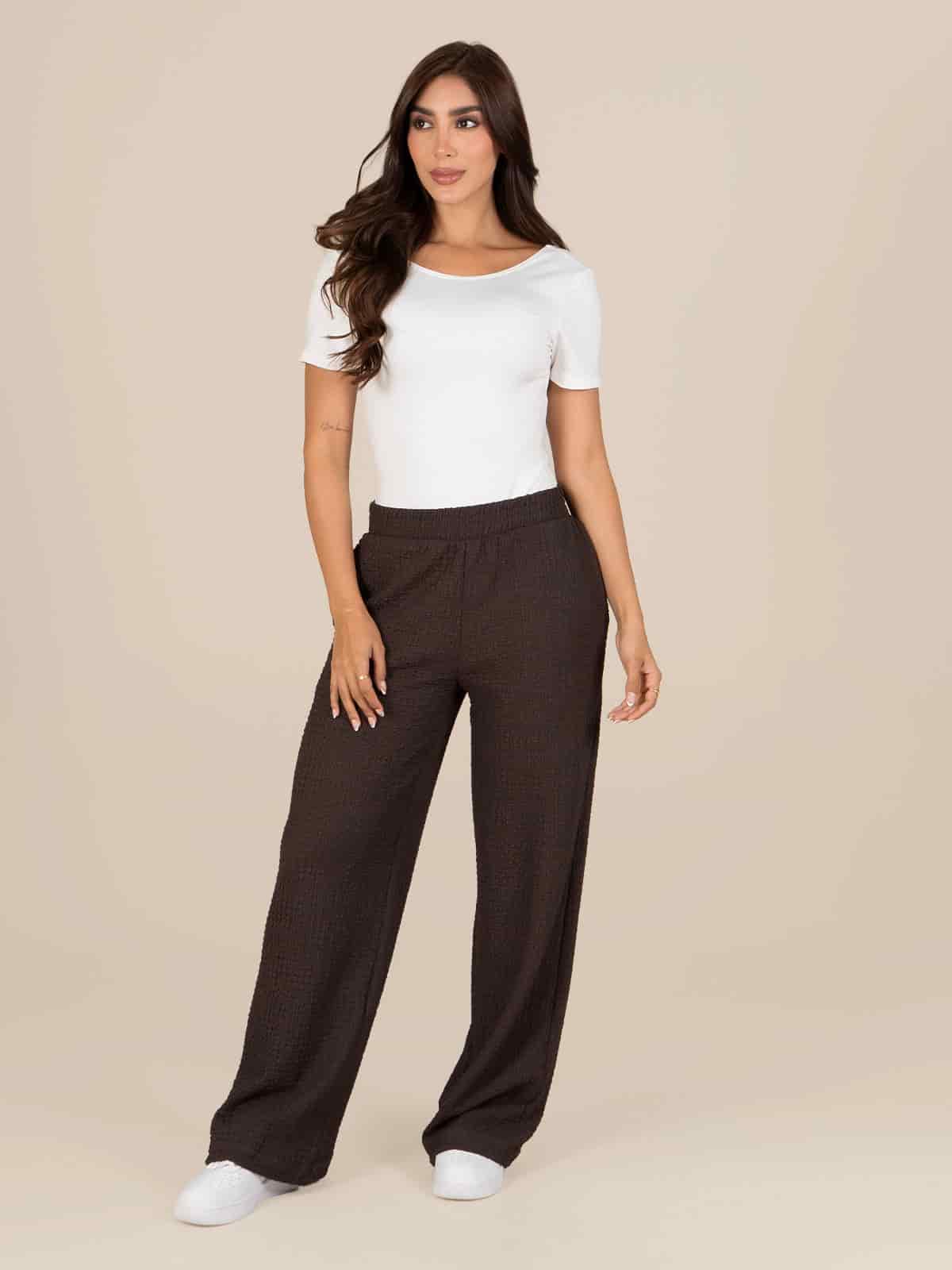 Pantalon leyva cafe oscuro - miniatura 2