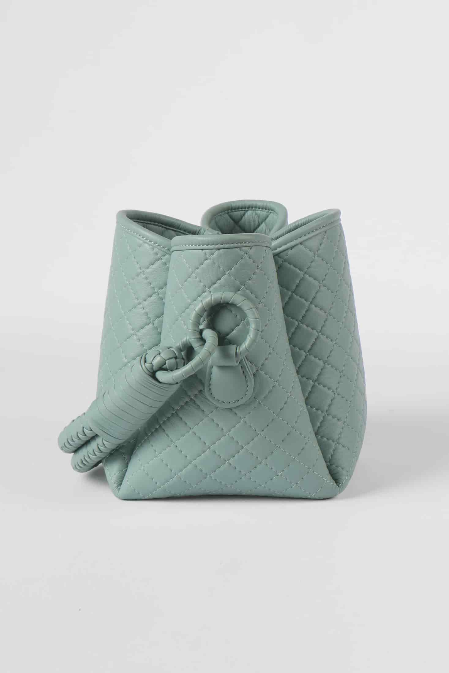 Tulip Mini Bucket Bag, Aqua - miniatura 2