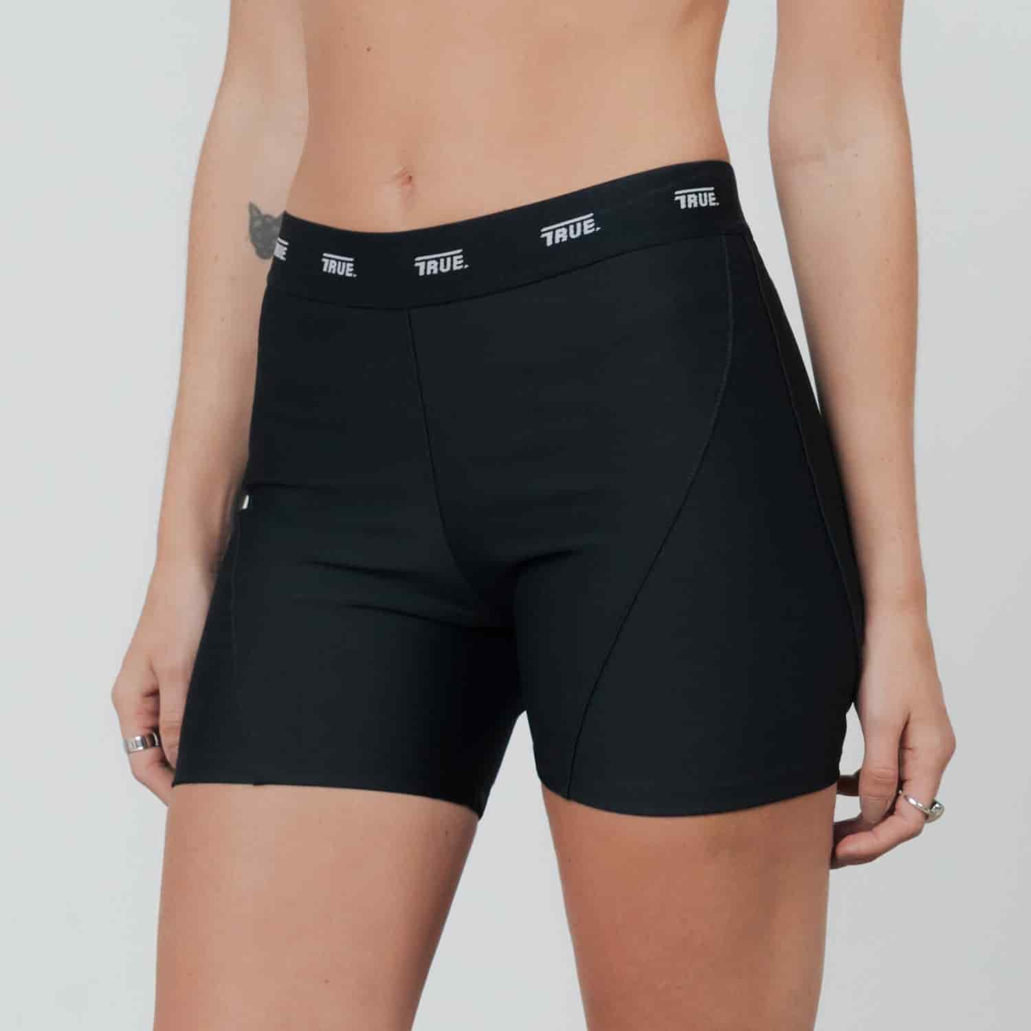 True Active Elastic Biker - Black - miniatura 1