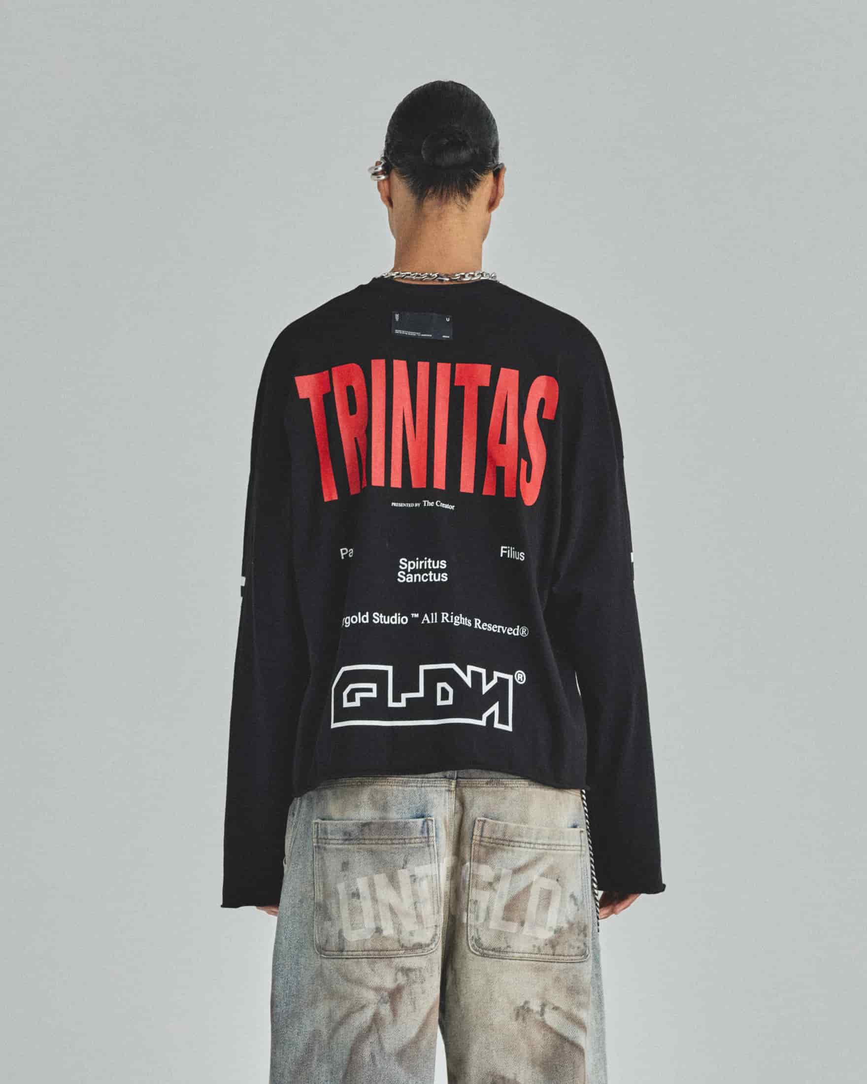 Spring Trinitas Long Sleeve Tshirt Black - miniatura 7