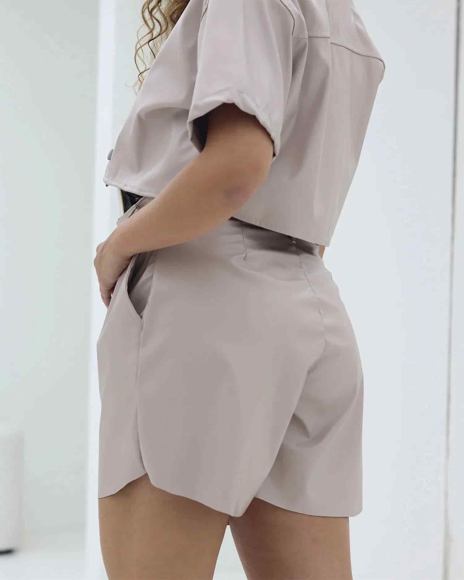 Short Two Beige - miniatura 3