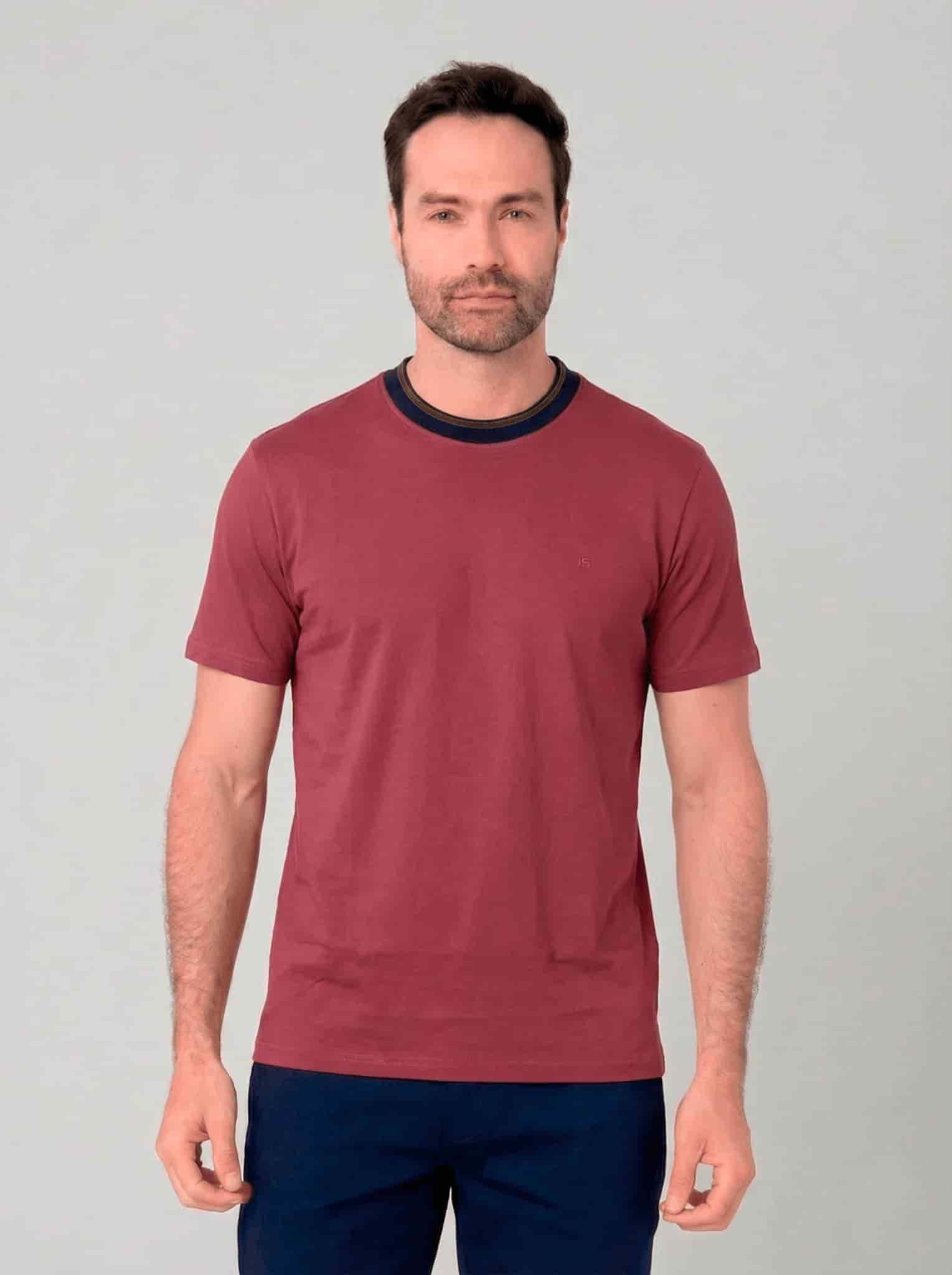 Camiseta cuello redondo para hombre Jon Sonen 020325006 - miniatura 1