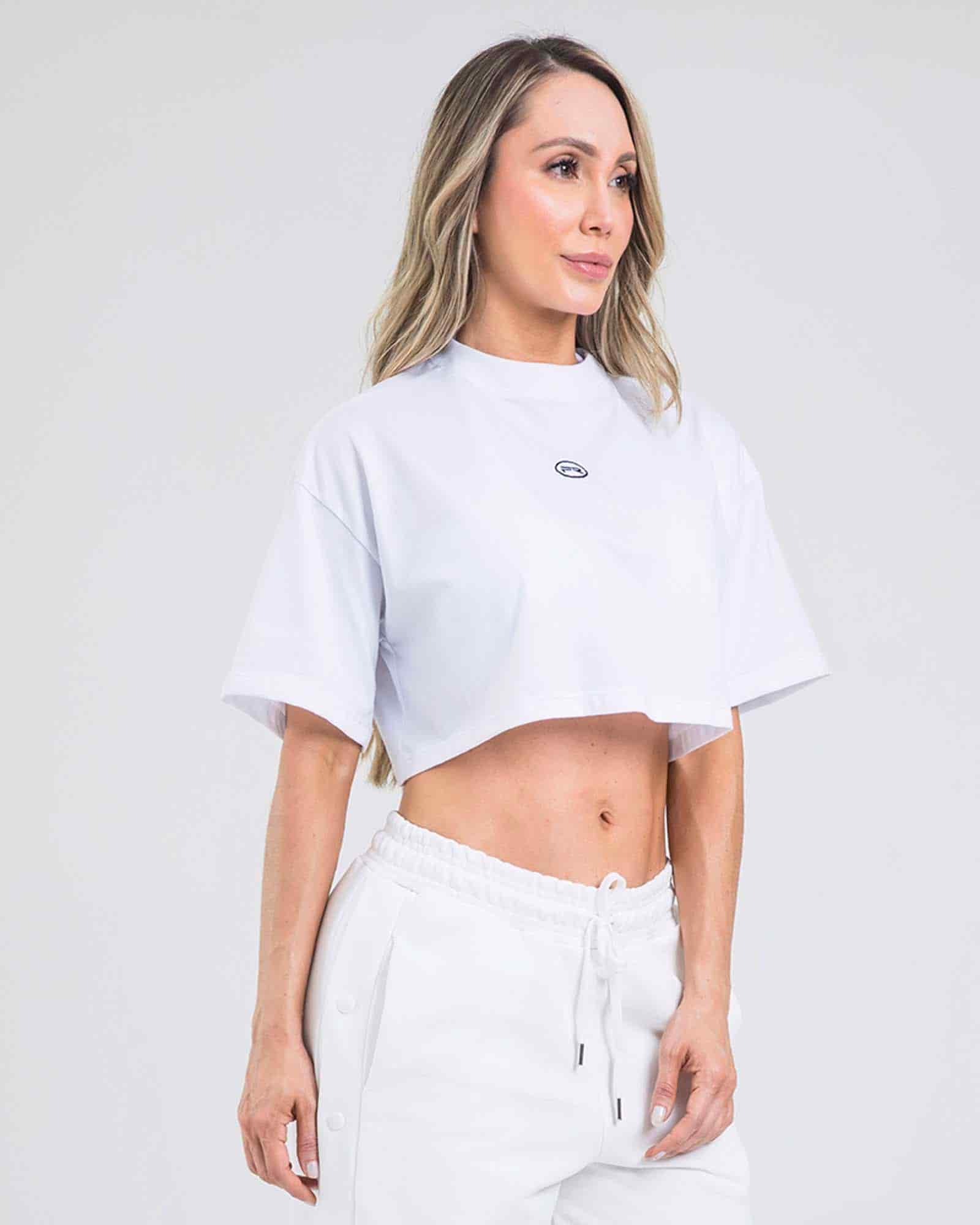 Camiseta bold trace blanco outdoor FIBER - miniatura 2