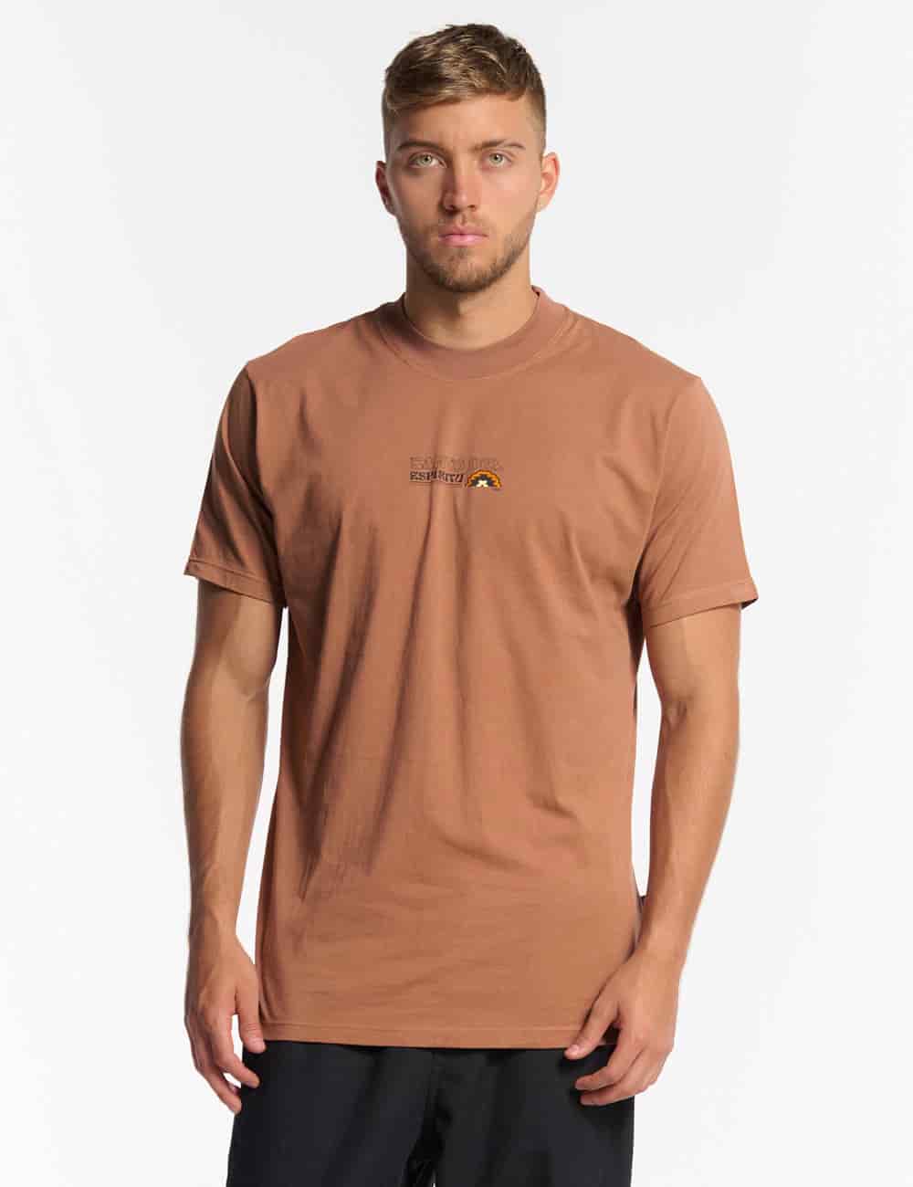 Camiseta regular fit Origen marron - miniatura 1