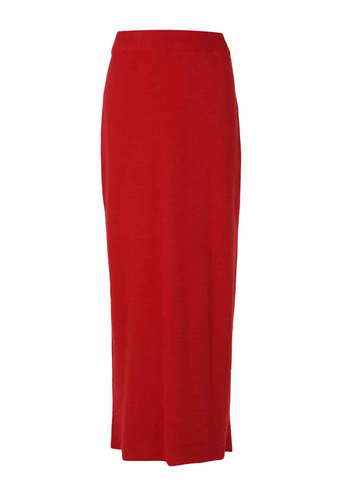 CHERRY KNIT SKIRT FLUFFY - miniatura 2