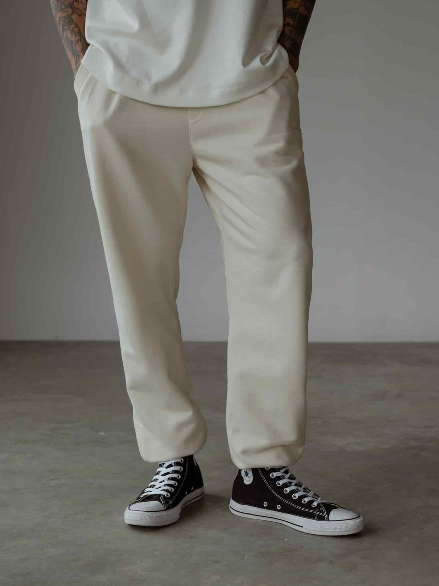 MEN MINIMAL JOGGER - CREAMY - miniatura 17
