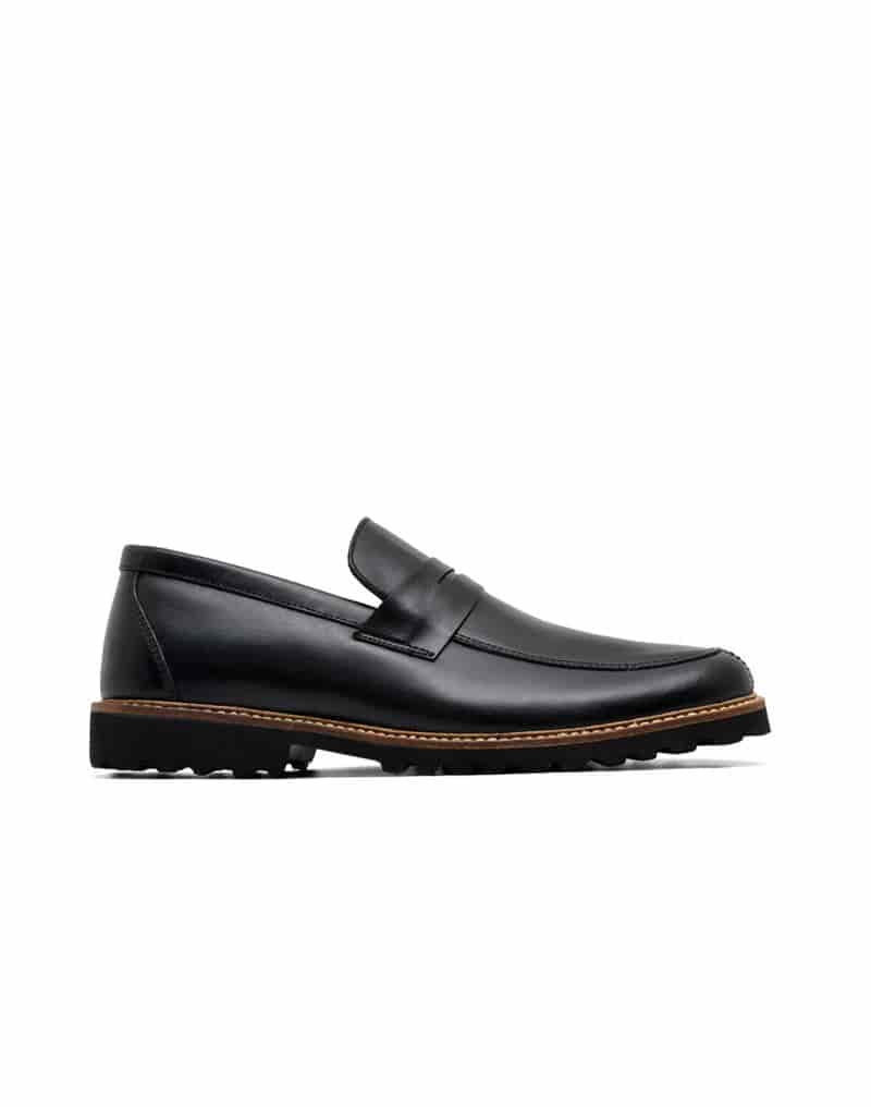 Mocasín casual para hombre en cuero REF 02VERSA02 - miniatura 1
