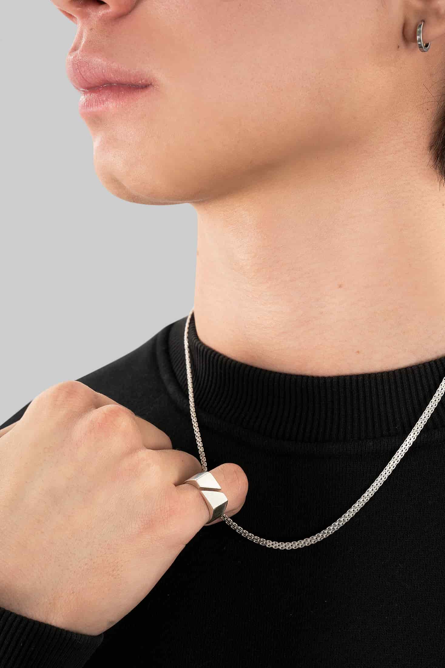 MAYA CHAIN | CADENA EN PLATA LEY 925 - miniatura 2