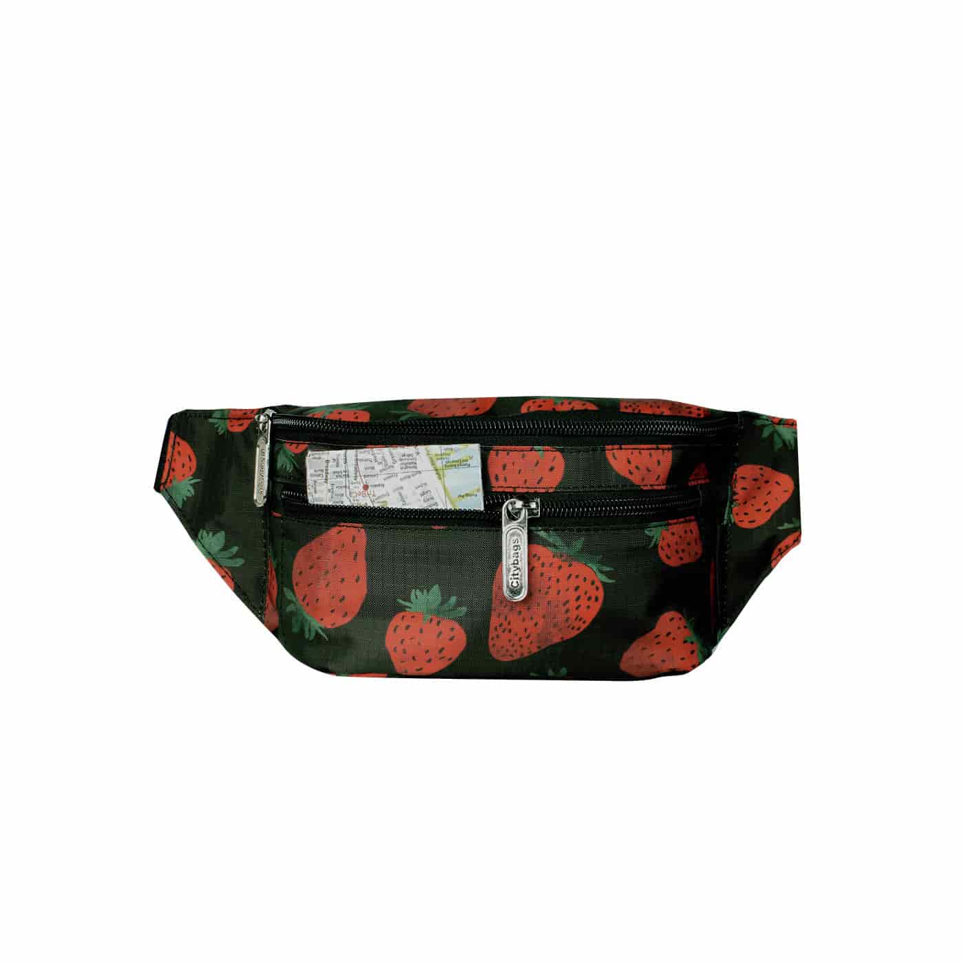Canguro Plegable ULTRA Estampado Fresas Citybags Multicolor - miniatura 4