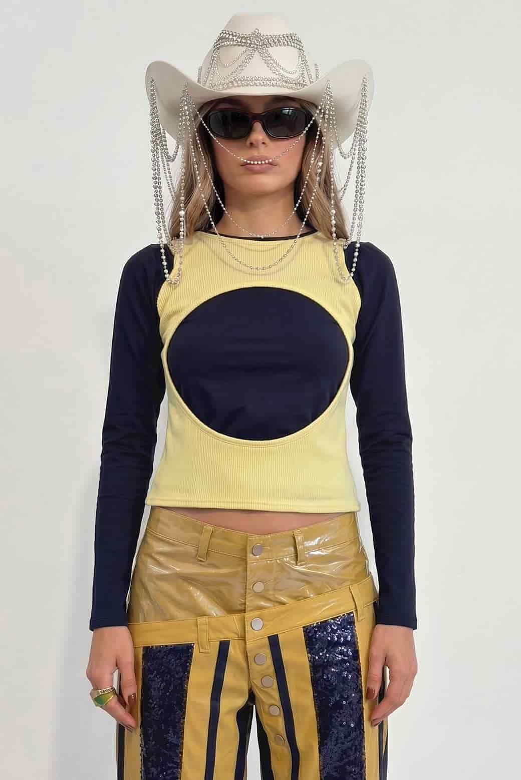 🌘Desert Night Layered Top - miniatura 3