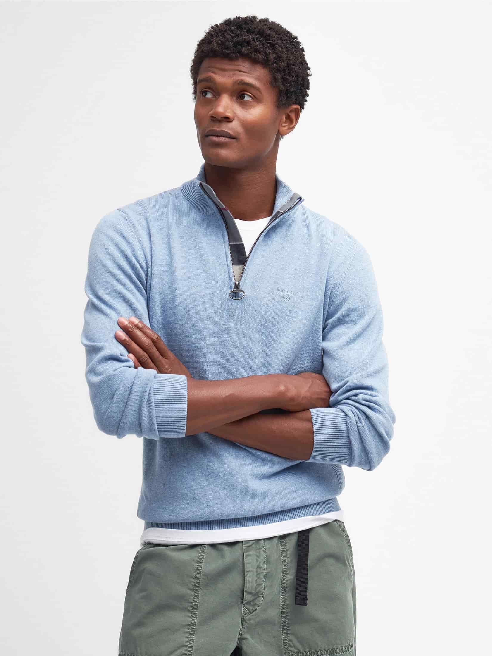 Cotton Quarter-Zip Jumper - miniatura 2