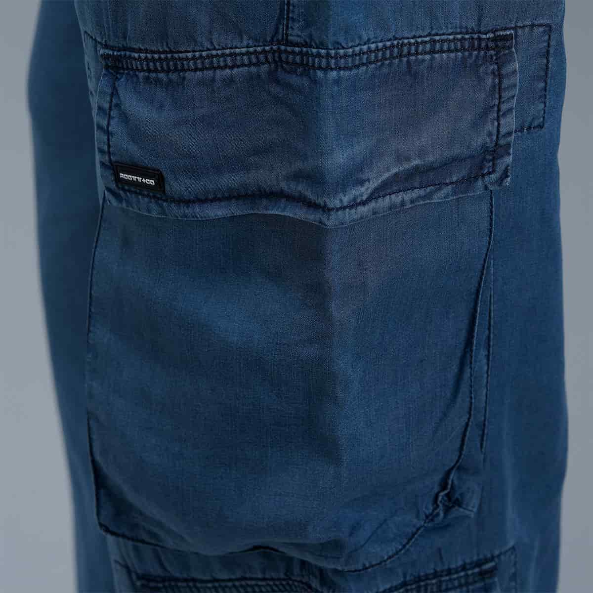 Jeans Cargo Azul Mujer - miniatura 9