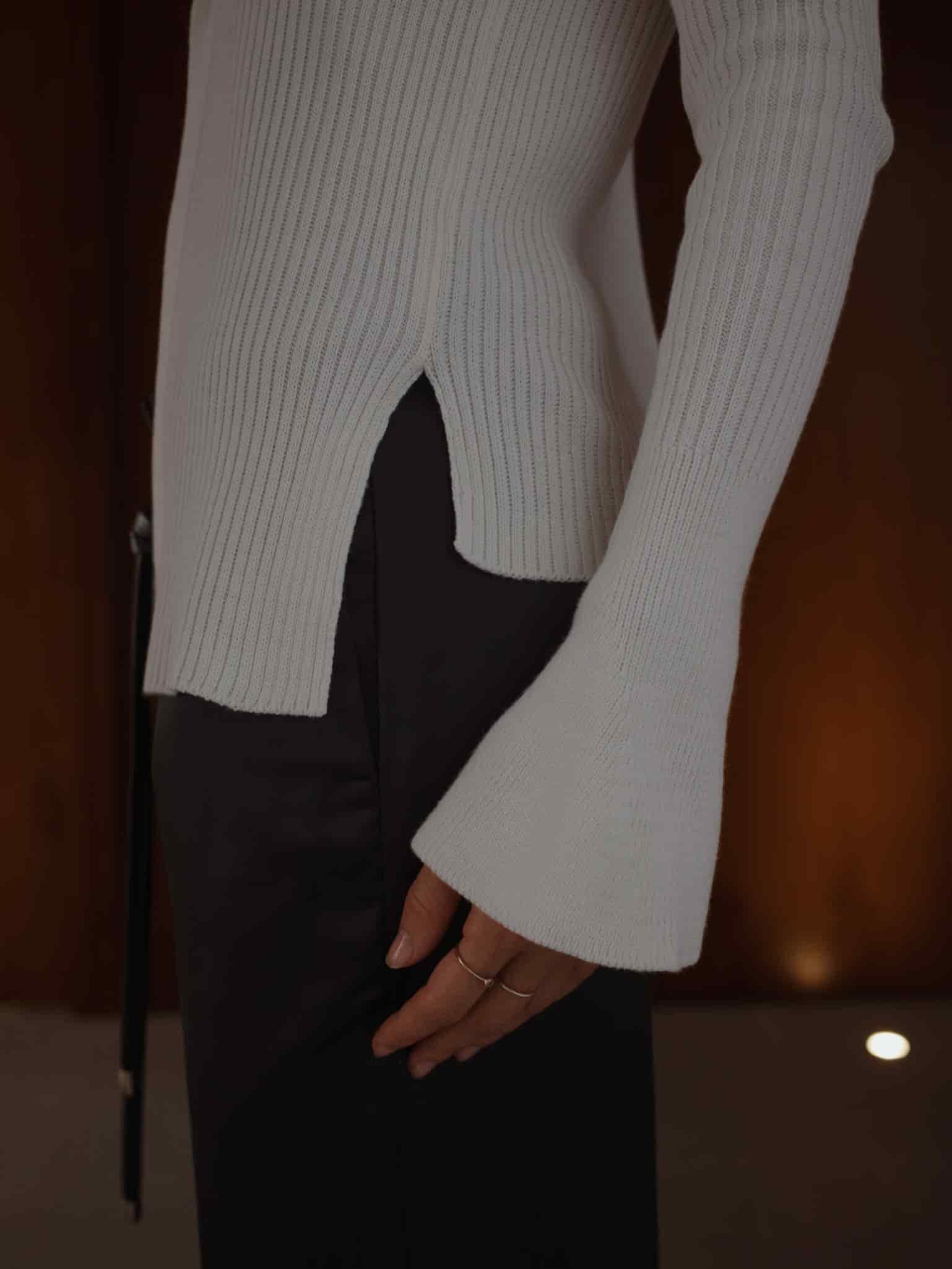 NOT SO MODEST CARDIGAN - SOFT WHITE - miniatura 8